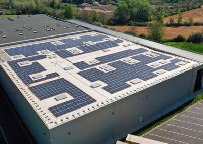 Cubierta fotovoltaica en la planta de Coca-Cola en Castanet-Tolosan