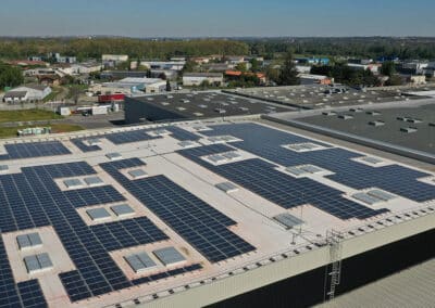 Toiture photovoltaïque usine coca cola