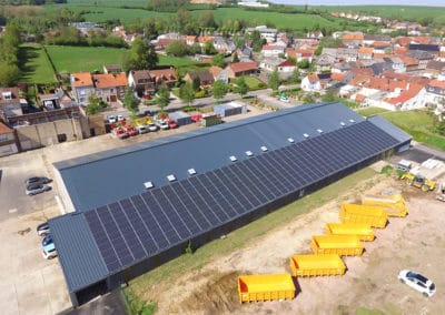 Déchetterie photovoltaïque