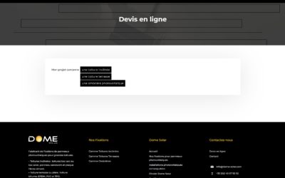 Dome Solar improves the functionality of its website