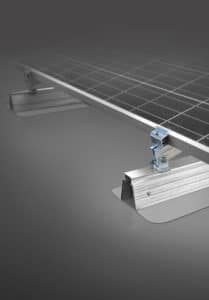 rails fixation panneaux photovoltaïque roof-solar pvc incliné