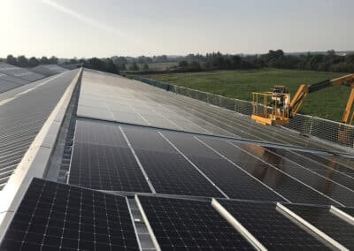 Toiture photovoltaïque usine