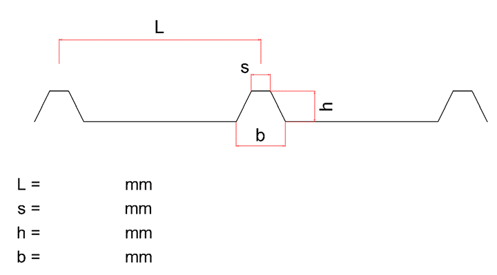 Metal sheet dimensions